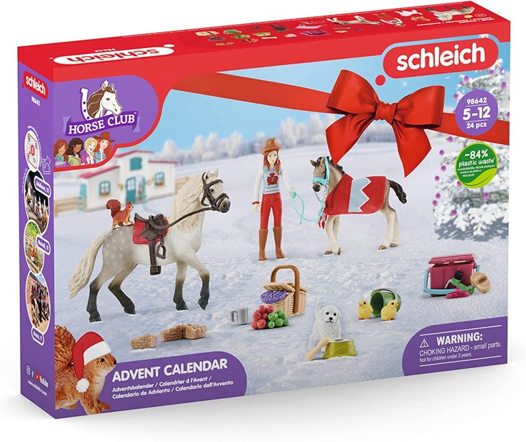 Calendrier De L'Avent Cheval 2025 - 24 Figurines Cheval à Collectionner, Décoration De Noël